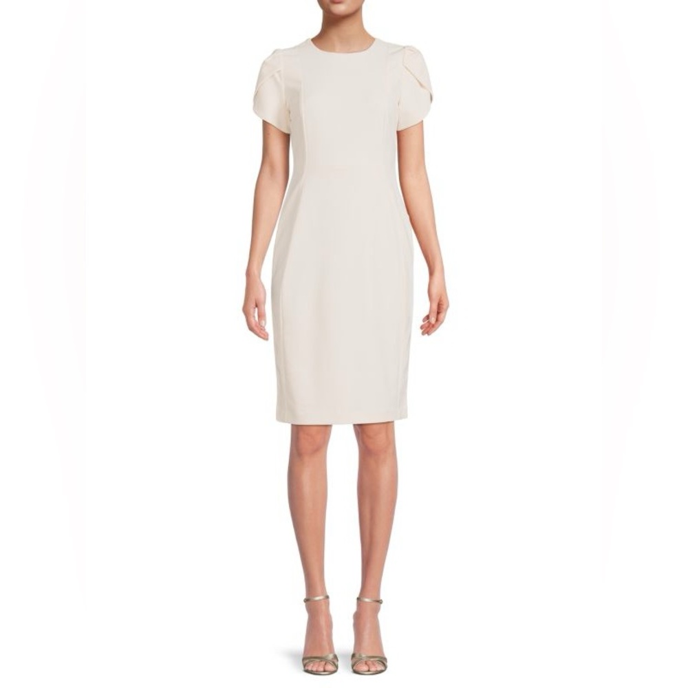 Calvin Klein Cream Midi Dress